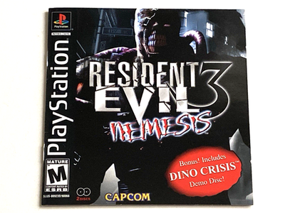レア　Resident Evil 3 Nemesis カレンダー 2001年版 Resident Evil 3 Nemesis PS1 Manual Only NO GAME PlayStation 1
