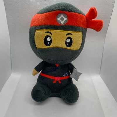 RMS International Weighted Ninja Shadow Dragon Plush Toy Red Black 7'' Figure