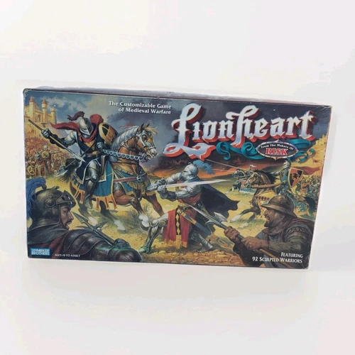 Vtg Lionheart Board Game 1997 Parker Brothers Strategy Medieval Complete *Read 