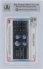 Aaron Judge Yankees Signed 2014 Bowman Draft Top Prospects #TP-39 BAS 9/10 Card