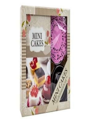Make Your Own Mini Cakes Cooking Gift Set Includes Recipe Book, 