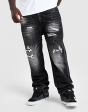 Supply & Demand Jeans Relaxed Strappati Etch
