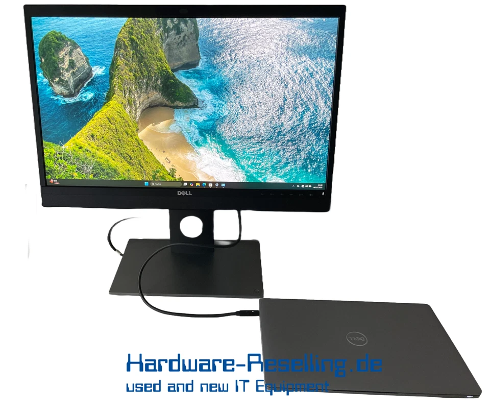 Dell P2418HZm IPS LED FHD Monitor Lautsprecher Mikrofon Kamera + DS1000 Docking - Bild 2 von 4