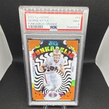 Panini 2022 Illusions Funkadelic Orange George Kittle 49ers #F-9 PSA 9
