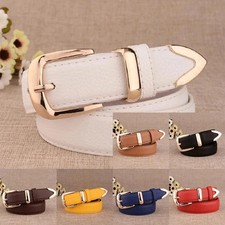 Women's Trousers Belt Leather Trend White Belt Fashion High Quality Trouser Bel