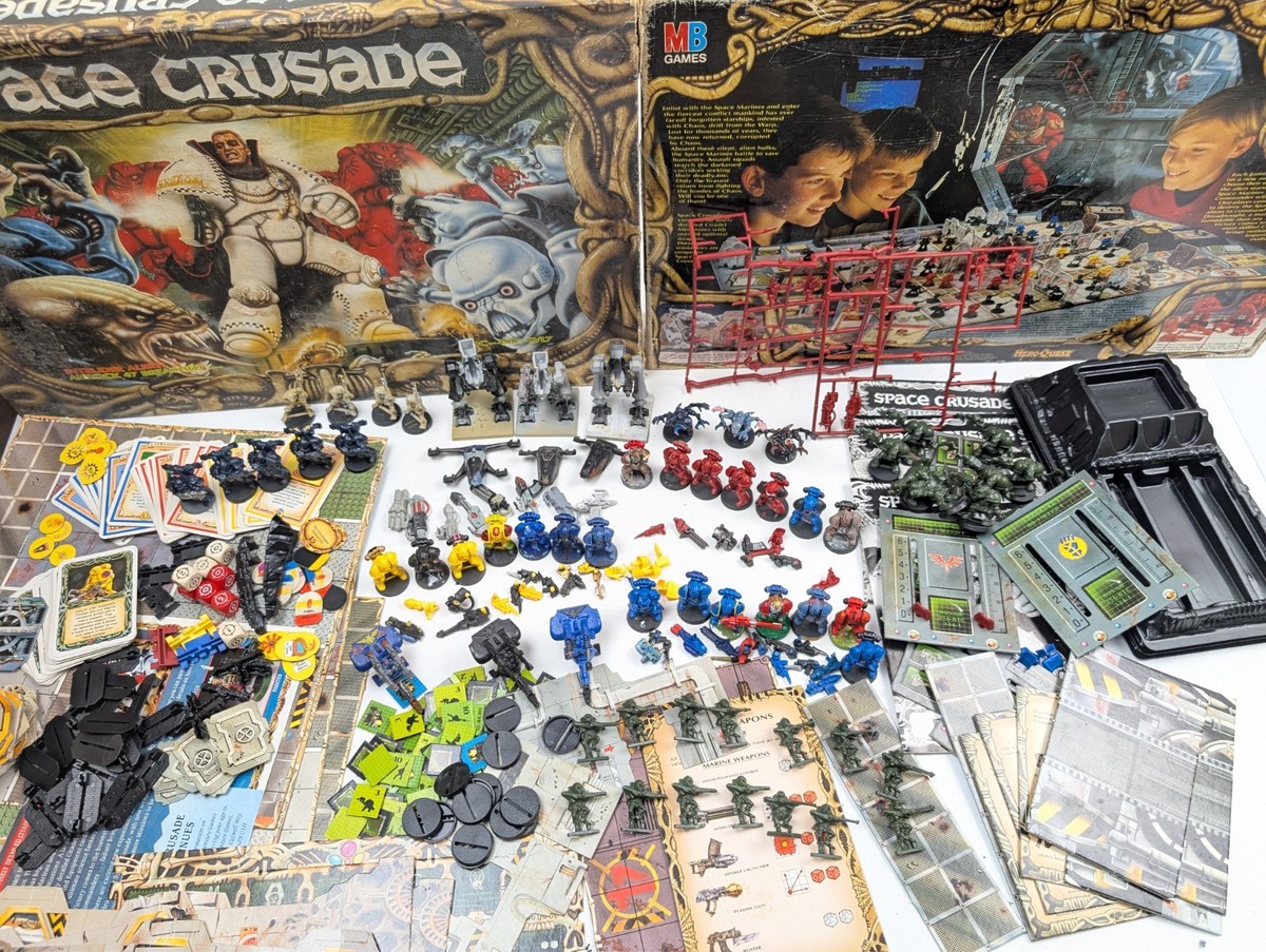 Space Crusade Board Game + Mission Dreadnought Expansion Warhammer