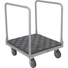 Strongway 4-Wheel Cart with Carpeted Deck, 1600-Lb. Capacity