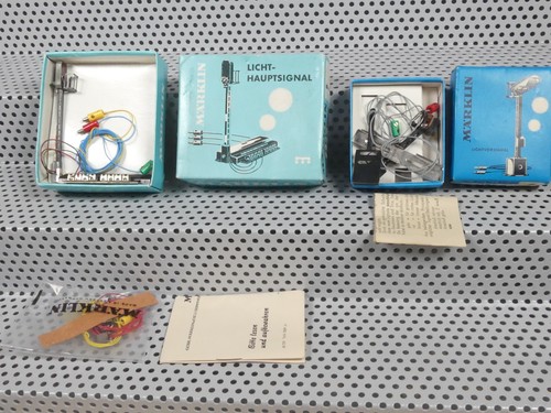 Märklin señales 7187 7239 señal principal H0 accesorios instalación | Condition: Gebraucht