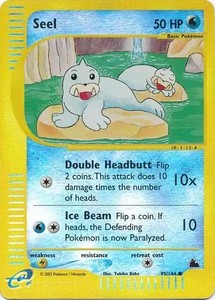 Seel - 95/144 - Pokemon Skyridge Reverse Holo Rare Card NM