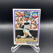 Topps 1978 Reggie Jackson AL All Star #200 New York Yankees
