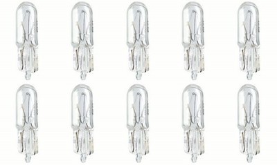 CEC Industries #2723 Bulbs, 12 V, 2.28 W, W2x4.6d Base, T-1.5 shape (Box of 10)