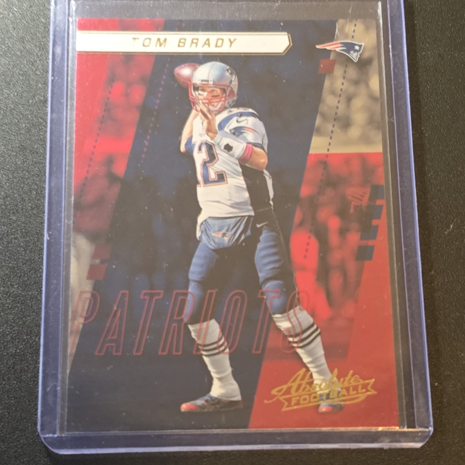 2017 Tom Brady Panini Absolute - #66 Patriots / Bucs HOF