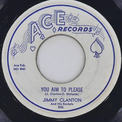 JIMMY CLANTON Just A Dream / You Aim To Please ACE 546 VG- 45 1958 Rock & Roll