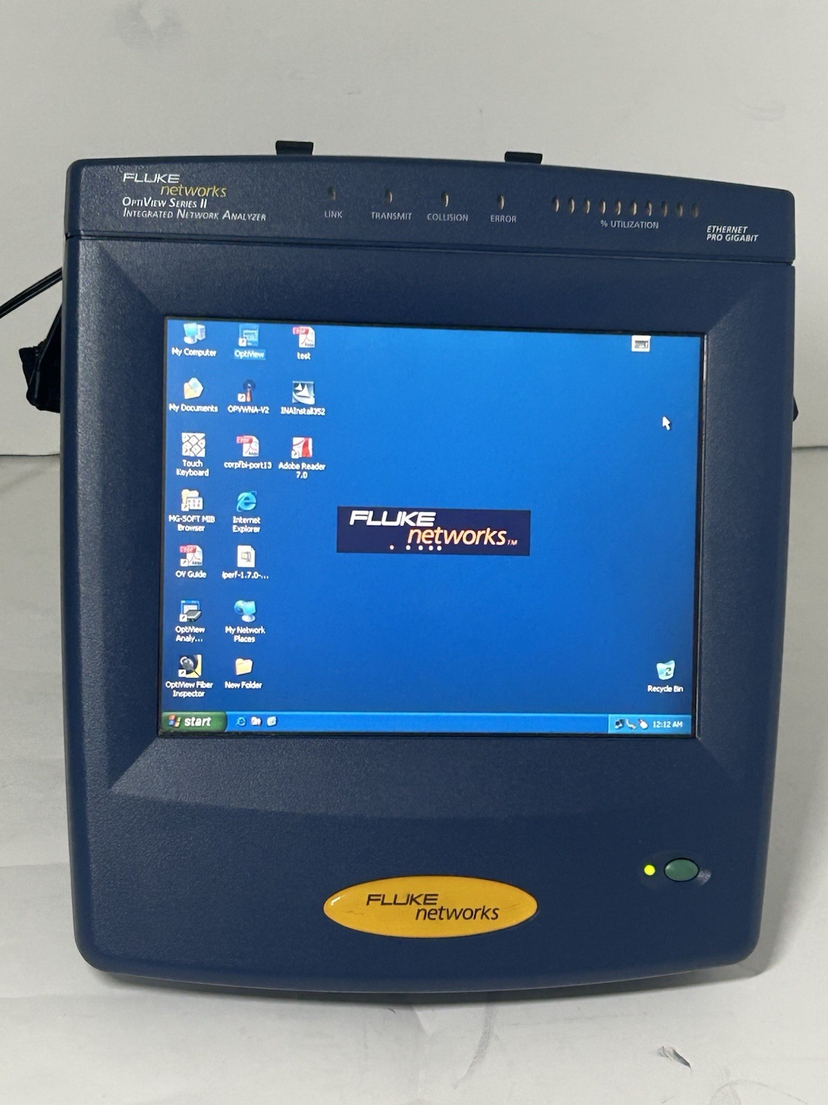 Optiview Screen Fluke Network Optiview Series II Integrated Network Analyzer Excellent ...