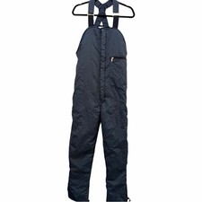 Walls Blizzard-Pruf Insulated Snow Bibs Small Regular Blue Vintage Ski Overalls