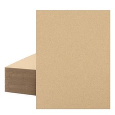 Mat Board Center 50 Corrugated Cardboard Sheets 12x16 Inches Flat Card Board ...