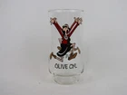 Vintage Olive Oyl Glass-Kollect-A-Set Series-Popeye-King Features-1975-EUC