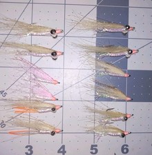 One dozen bonefish gotcha assortment Sizes #4 ,#6 saltwater Fly assortment B