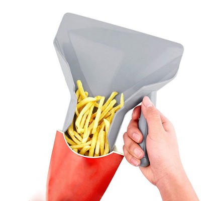Chip Scoop Food French Fries Food-grade Plastic Shovel Fry Scoop With HandlYH