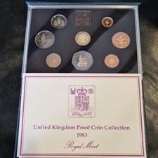 1983 Royal Mint Proof Coin Year Set