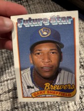 1989 Topps - Future Star #343 Gary Sheffield (RC)