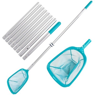 Adjustable 8-Section Pool Skimmer Net, Lightweight