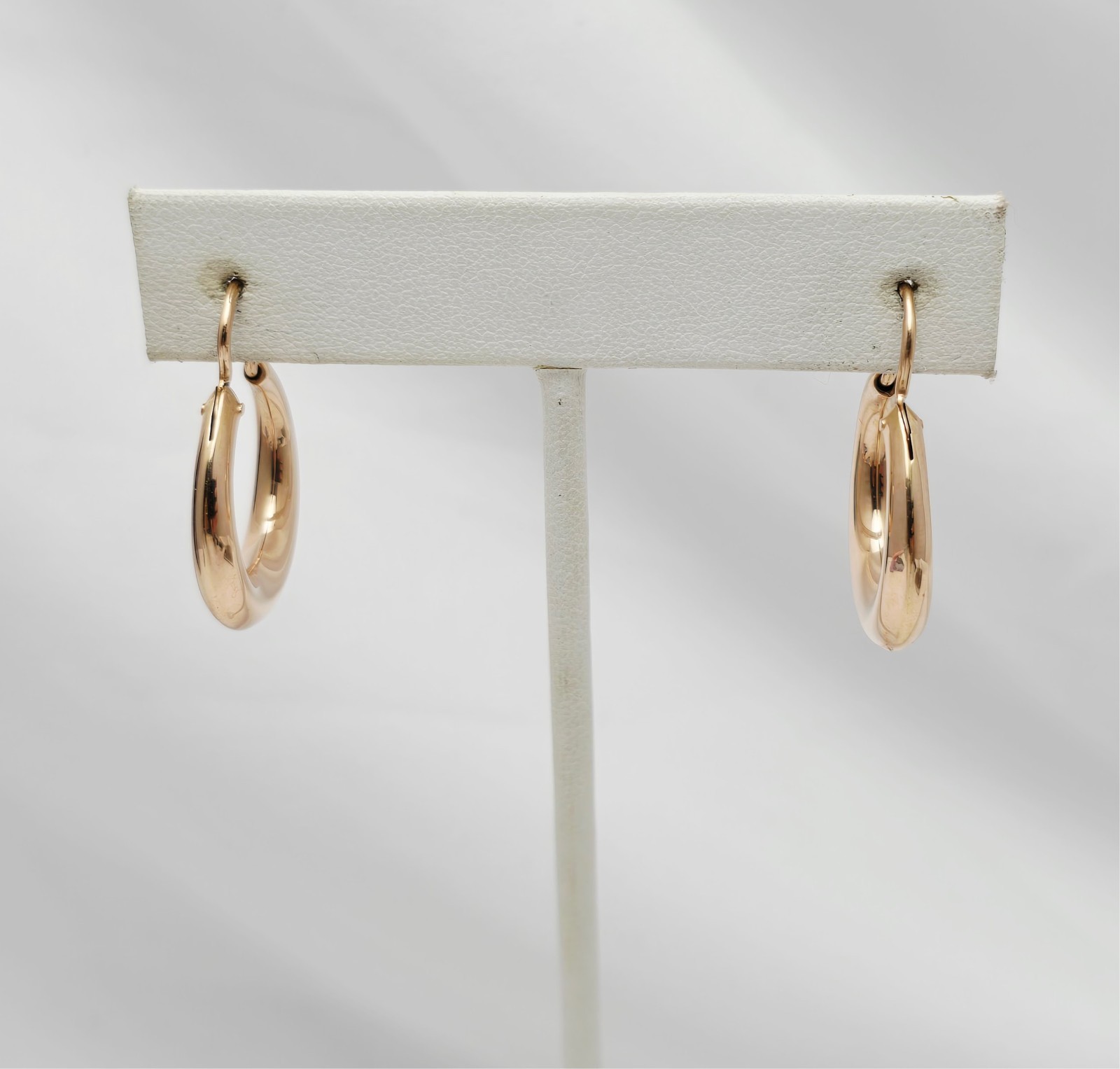 Unique Medium 14K Solid Rose Gold Designer Polish… - image 8