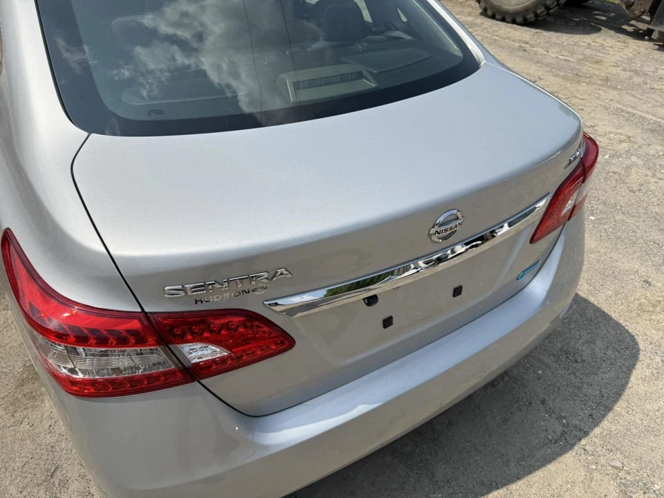 2013-2015 Nissan Sentra Deck Lid Silver Aftermarket Camera Attached - Image 2 of 4