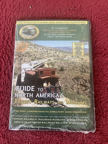 Guide to North America's Tourist Railways & Museums CD-ROM~Sealed--Free Ship
