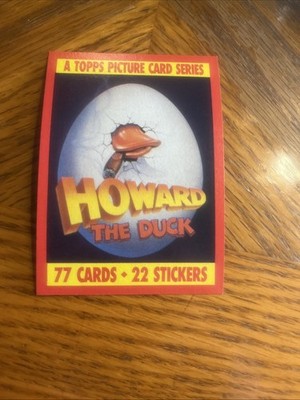 Marvel Comics Howard The Duck Trading Topps 1986 #1 - Cover Header Title Card