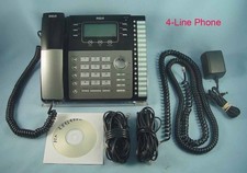 RCA VISYS 25424RE1A 4-Line Expandable Corded Business Phone Tested Working