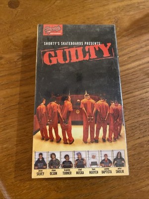 Shorty's Skateboards Guilty (VHS, 2002): Chad Muska New Factory Sealed