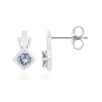 Cavill Silberohrringe Damen Blau Tansanit 0,51Ct Rundschliff Steckern