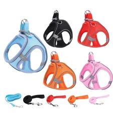 Cat Harness – Escape Proof Soft Mesh Vest For Indoor Adjustable Cat Harness