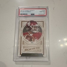 2019 Panini Legacy Kyler Murray Rookie #182 PSA 10 Oklahoma Sooners
