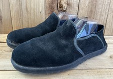 UGG Kenton Suede Fleece Lined Slippers Mens 11 Black Excellent