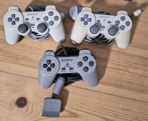 3 Original Sony PlayStation 2 Controller Defekt für Bastler Ersatzteile - PS2  ⚡
