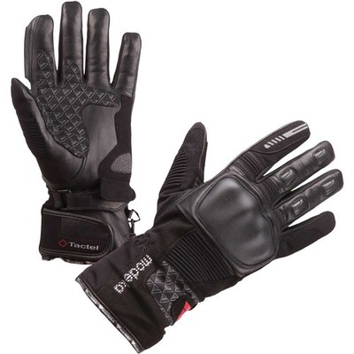 Modeka TACOMA Herren Motorradhandschuh Leder/Textil wasserdicht std/lang - schwa