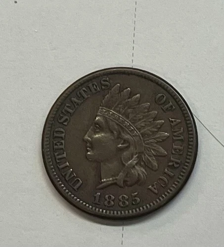 1885 indian head cent XF