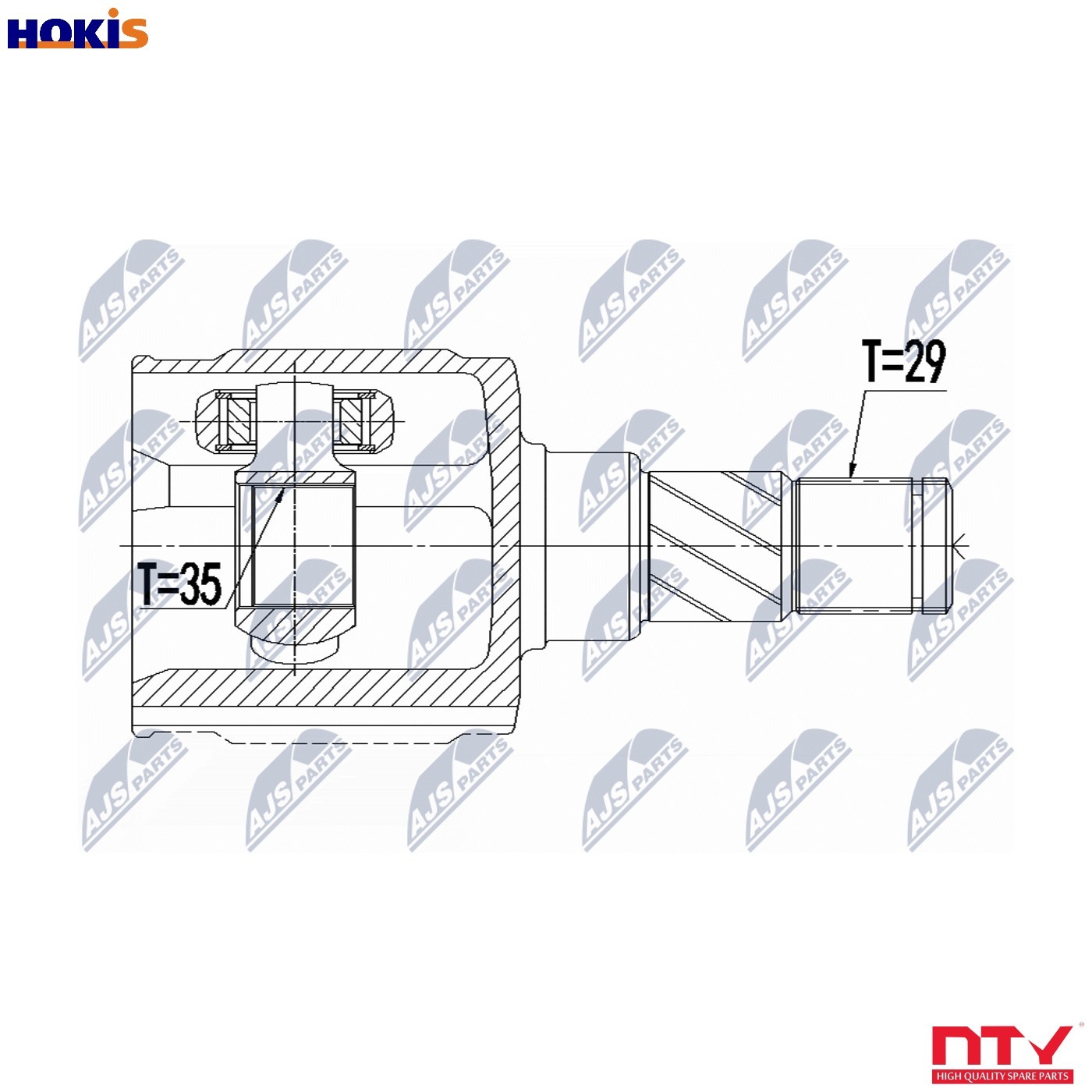✅Fits NTY NPW-CH-079 INNER CV JOINT  ⭐UK Seller⭐ - Image 12