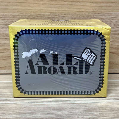 All Aboard Railroad Trivia Game (1992)  New Still Sealed, Shrink-Wrap Shelf Wear