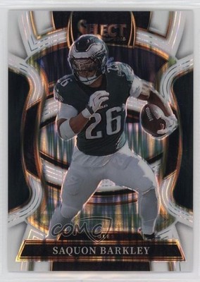 2025 Panini Select Concourse White Shock Prizm 439/799 Saquon Barkley #90 3n1