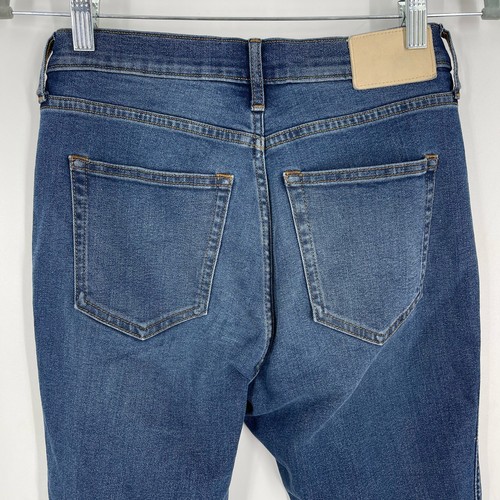 Everlane The Vintage Skinny Jean Button Fly Blue Size 26 Ankle NWOT - Picture 6 of 7