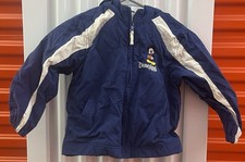 VTG Disney Park Kids Jacket Full Zip Lined Embroidered Mickey Friend Sz XS 4/5