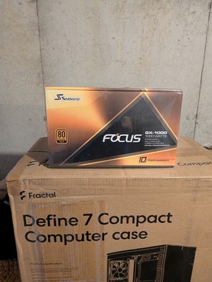 NEW Seasonic FOCUS GX-1000W 80 Plus Gold Power Supply