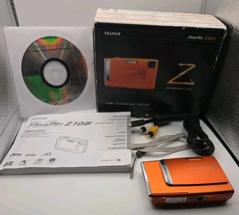 Fujifilm FinePix Z10fd Digital Cameras 7-7.9 MP Maximum Resolution