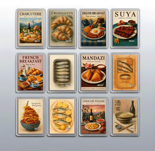 Platos Gourmet Imán Nevera - Decoración Cocina Comida Amantes Souvenir