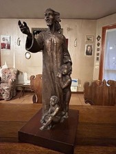 Scultura Leonardo Lucchi “ Gesu Con I Bambini”