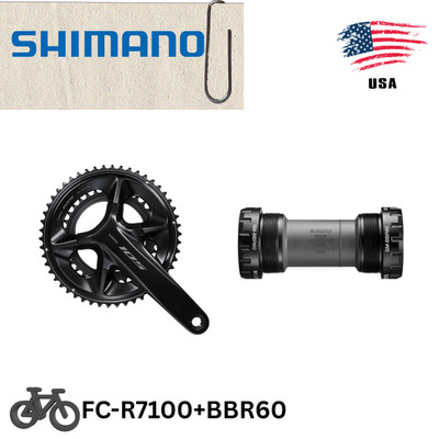 Shimano 105 FC-R7100 2x12 Speed Hollowtech II Crankset ROAD 50-34T