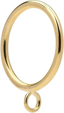 1.5-Inch Inner Diameter Metal Curtain Rings with Eyelets,Fits up to 1 1/4-Inch R